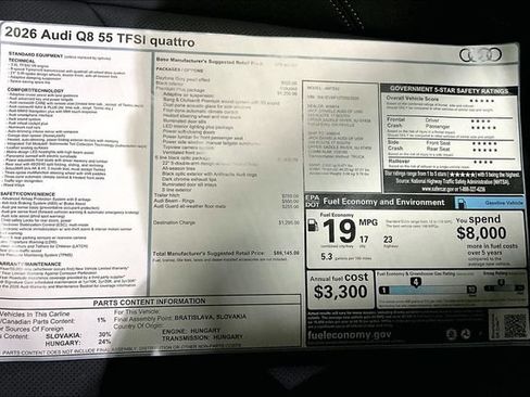 New 2026 Audi Q8 Premium Plus AWD/4WD image 14