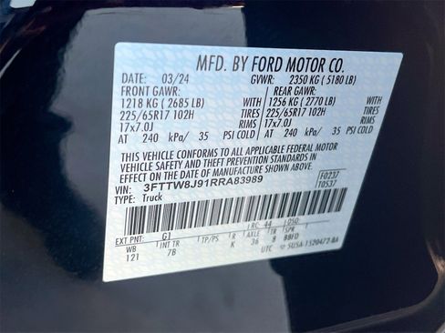 Used 2024 Ford Maverick XLT w/ Equipment Group 300A Standard image 29