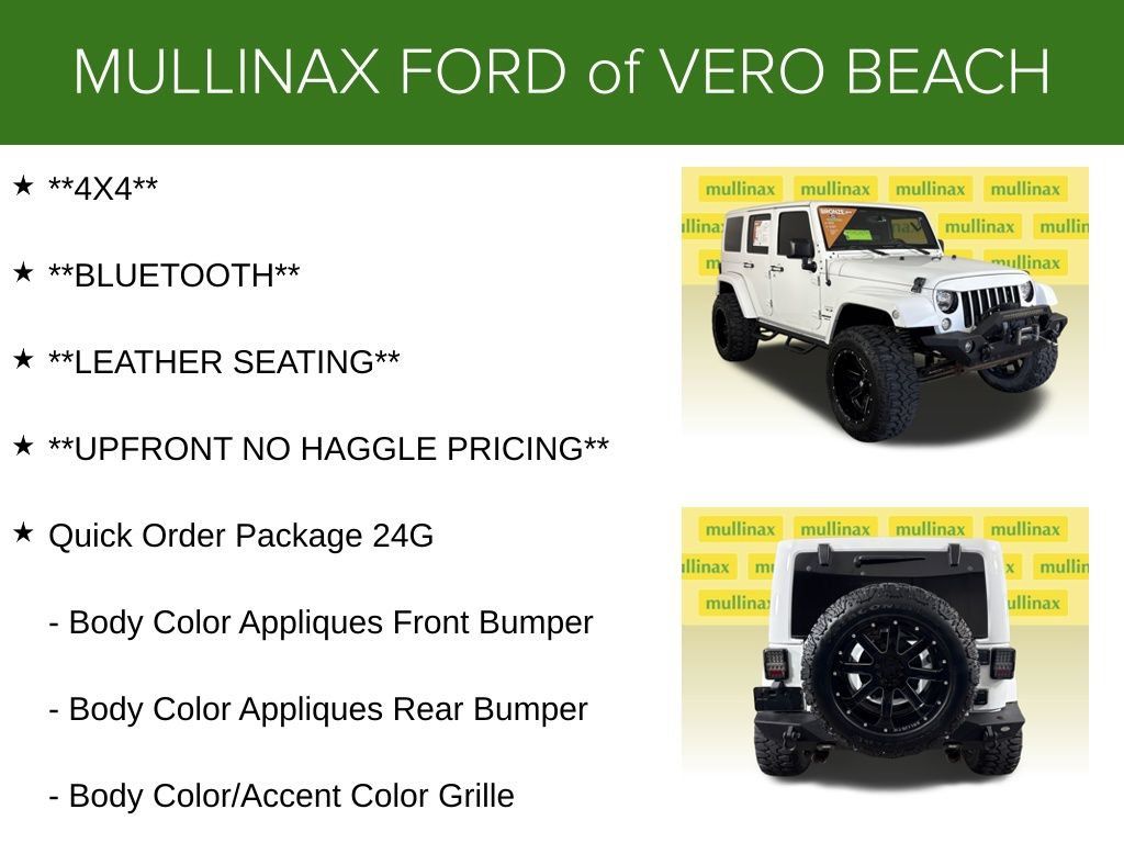 Used 2017 Jeep Wrangler Unlimited Sahara w/ Connectivity Group AWD/4WD image 5