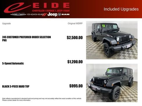 Used 2013 Jeep Wrangler Unlimited Sport AWD/4WD image 12