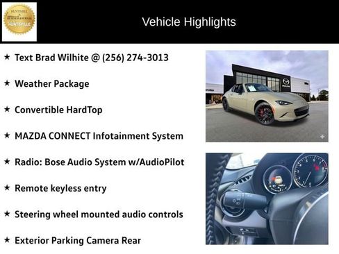 Used 2024 MAZDA MX-5 Miata RF Club w/ Weather Package image 6