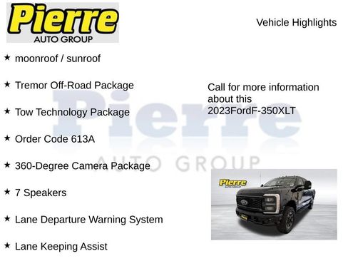 Certified 2023 Ford F350 XLT w/ Tremor Off-Road Package AWD/4WD image 16