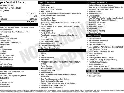 Used 2017 Toyota Corolla LE image 6