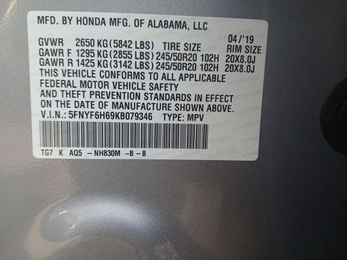 Used 2019 Honda Pilot Touring image 8