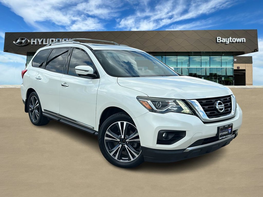 Used 2017 Nissan Pathfinder Platinum w/ Family Entertainment Package FWD image 1