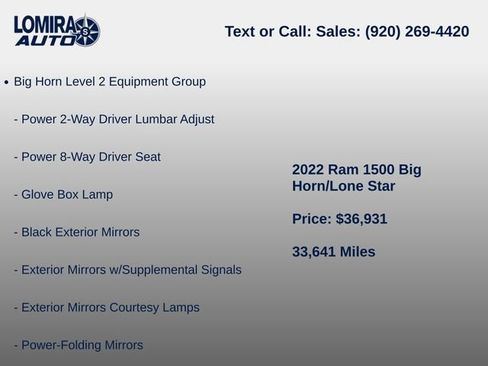 Used 2022 RAM 1500 Big Horn AWD/4WD image 7