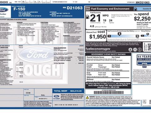 Used 2021 Ford F150 XLT w/ Equipment Group 302A High AWD/4WD image 5