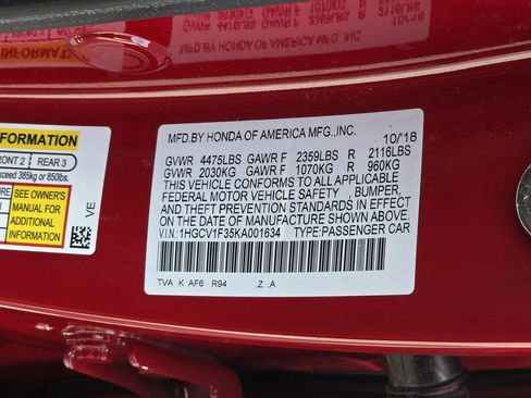 Used 2019 Honda Accord Sport image 30