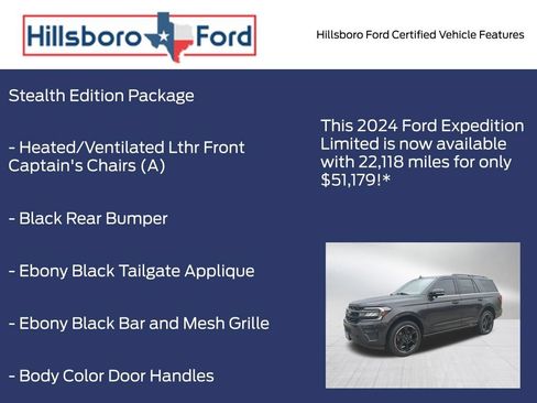 Certified 2024 Ford Expedition Limited RWD image 13