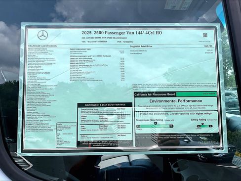 New 2025 Mercedes-Benz Sprinter 2500 image 18