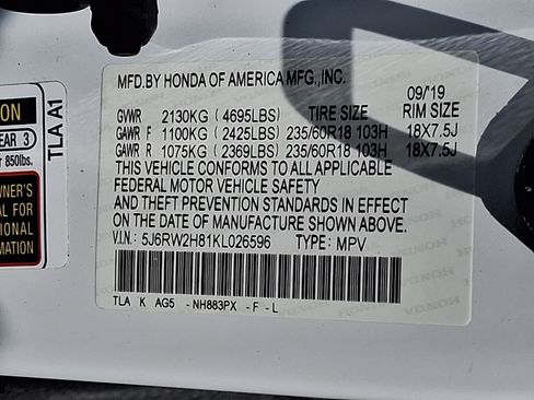 Used 2019 Honda CR-V EX-L image 27