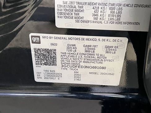 Used 2022 Chevrolet Silverado 1500 LT Trail Boss image 54