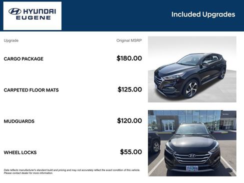 Used 2017 Hyundai Tucson Sport w/ Cargo Package AWD/4WD image 14