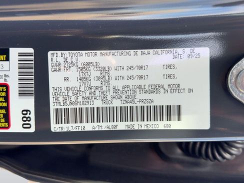 New 2025 Toyota Tacoma SR5 image 18
