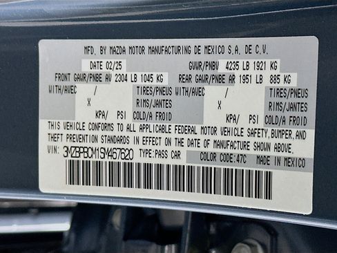 Used 2025 MAZDA MAZDA3 s image 12