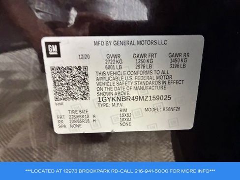 Used 2021 Cadillac XT5 Luxury w/ LPO, Floor Liner Package AWD/4WD image 9