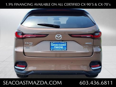 Certified 2025 MAZDA CX-70 Plug-In Hybrid w/ Premium Plus AWD/4WD image 4