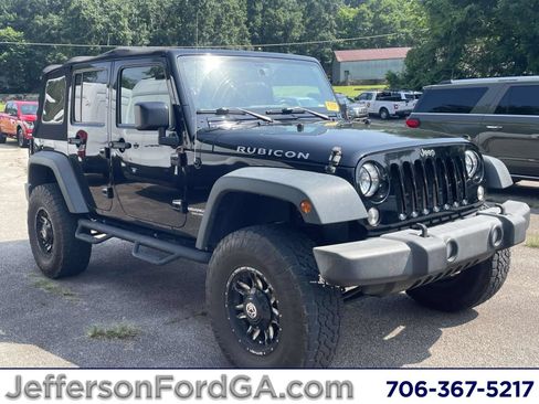 Used 2016 Jeep Wrangler Unlimited Rubicon w/ Connectivity Group AWD/4WD image 1