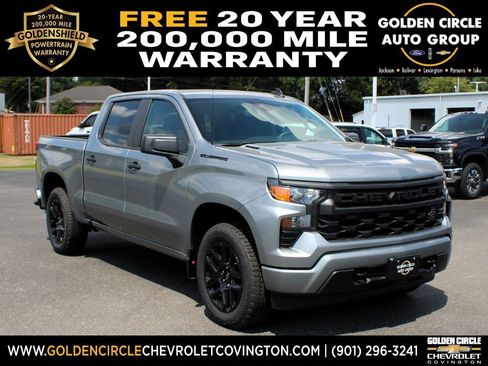 New 2026 Chevrolet Silverado 1500 Custom w/ LPO, Dark Essentials Package AWD/4WD image 1