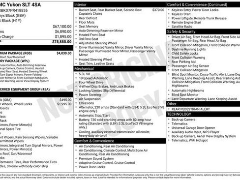 Used 2023 GMC Yukon SLT w/ SLT Premium Package image 7