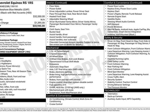 Used 2024 Chevrolet Equinox RS AWD/4WD image 12