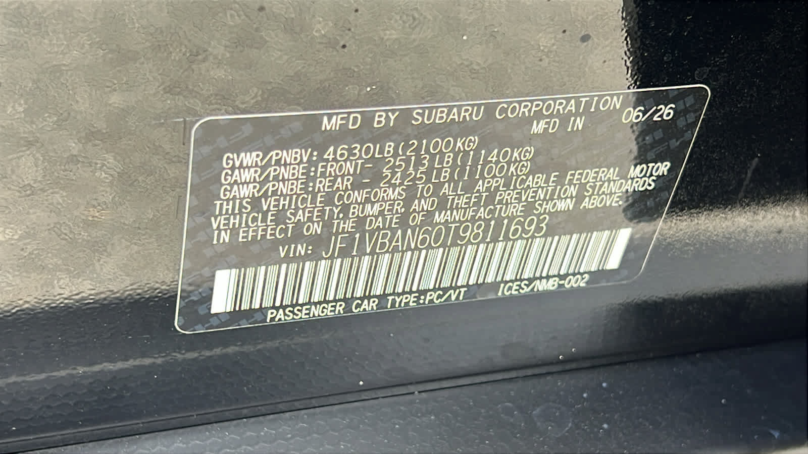 New 2026 Subaru WRX Limited AWD/4WD image 30