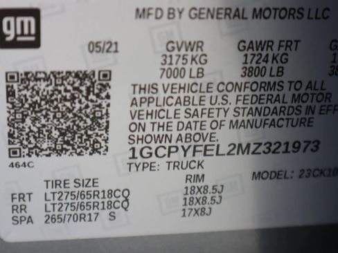 Used 2021 Chevrolet Silverado 1500 LT Trail Boss w/ Convenience Package II image 31