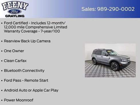 Certified 2024 Ford Bronco Sport Big Bend w/ Convenience Package AWD/4WD image 4
