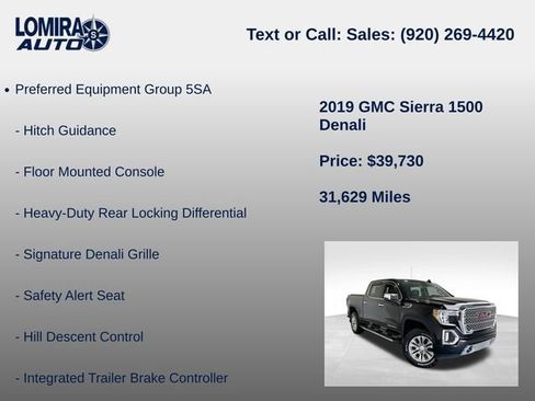 Used 2019 GMC Sierra 1500 Denali AWD/4WD image 21