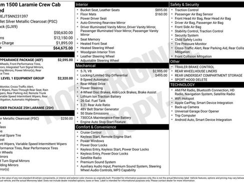 Used 2022 RAM 1500 Laramie w/ Sport Appearance Package RWD image 27