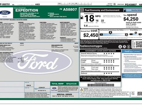 Used 2023 Ford Expedition Limited AWD/4WD image 40