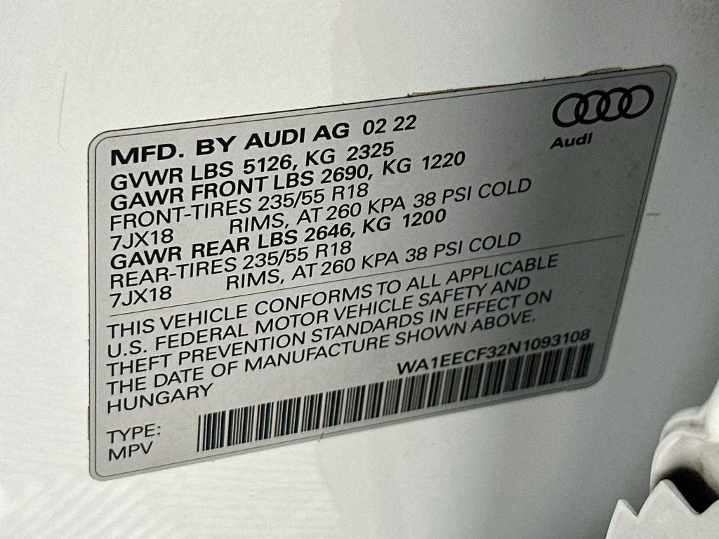 Used 2022 Audi Q3 2.0T Premium Plus w/ Premium Plus Package AWD/4WD image 27