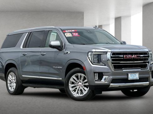 Used 2022 GMC Yukon XL SLT w/ SLT Luxury Package RWD image 1
