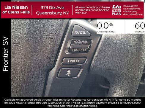 New 2026 Nissan Frontier SV w/ Tow Package image 20