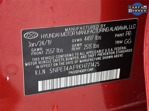 Used 2019 Hyundai Sonata Limited image 31