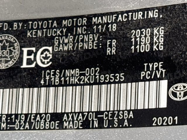 Used 2019 Toyota Camry SE FWD image 24
