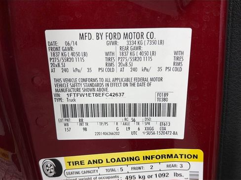 Used 2014 Ford F150 Platinum image 9