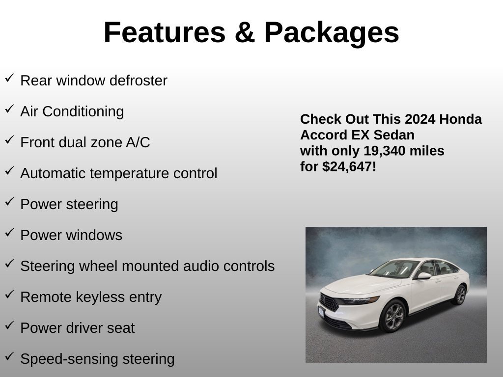 Used 2024 Honda Accord EX image 8