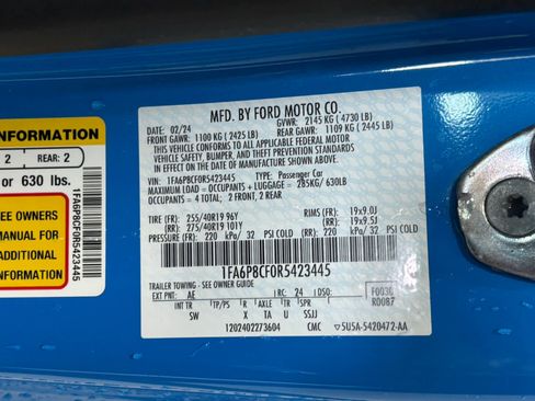 Used 2024 Ford Mustang GT Premium w/ GT Performance Package image 11