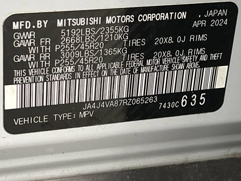 Used 2024 Mitsubishi Outlander SE AWD/4WD image 86