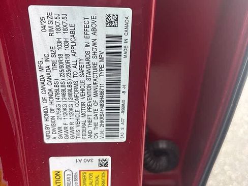 Used 2025 Honda CR-V EX image 13
