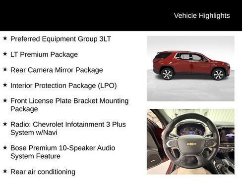 Certified 2023 Chevrolet Traverse LT w/ LT Premium Package FWD image 16