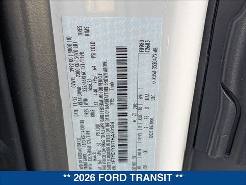 New 2026 Ford Transit 150 T150 RWD image 23