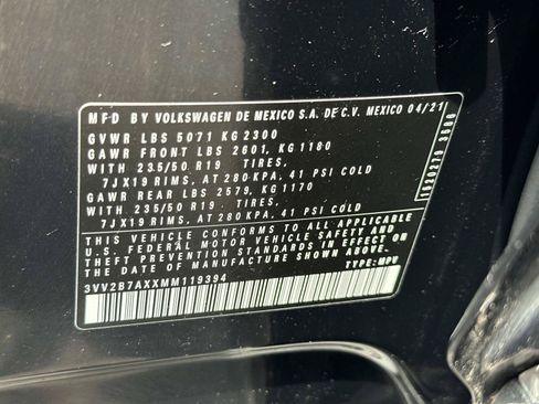Used 2021 Volkswagen Tiguan S AWD/4WD image 19