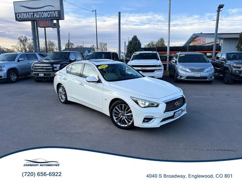 Used 2019 INFINITI Q50 Luxe w/ Essential Package (3.0T Luxe) image 1