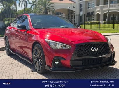 Used 2019 INFINITI Q50 Red Sport 400 w/ Sensory Package