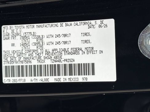 New 2026 Toyota Tacoma 2WD Double Cab image 33