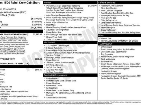 Certified 2025 RAM 1500 Rebel w/ Rebel Level 2 Equipment Group AWD/4WD image 3