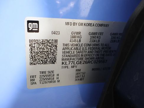Used 2024 Chevrolet Trax RS w/ Sunroof Package FWD image 49