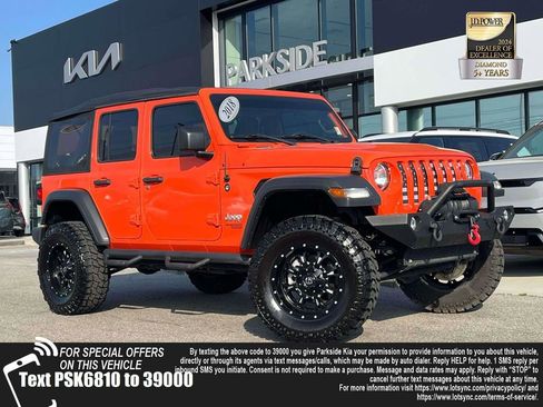 Used 2018 Jeep Wrangler Unlimited Sport image 1